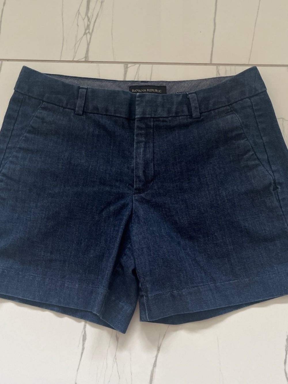 Banana Republic Dark Blue Denim Women's Shorts